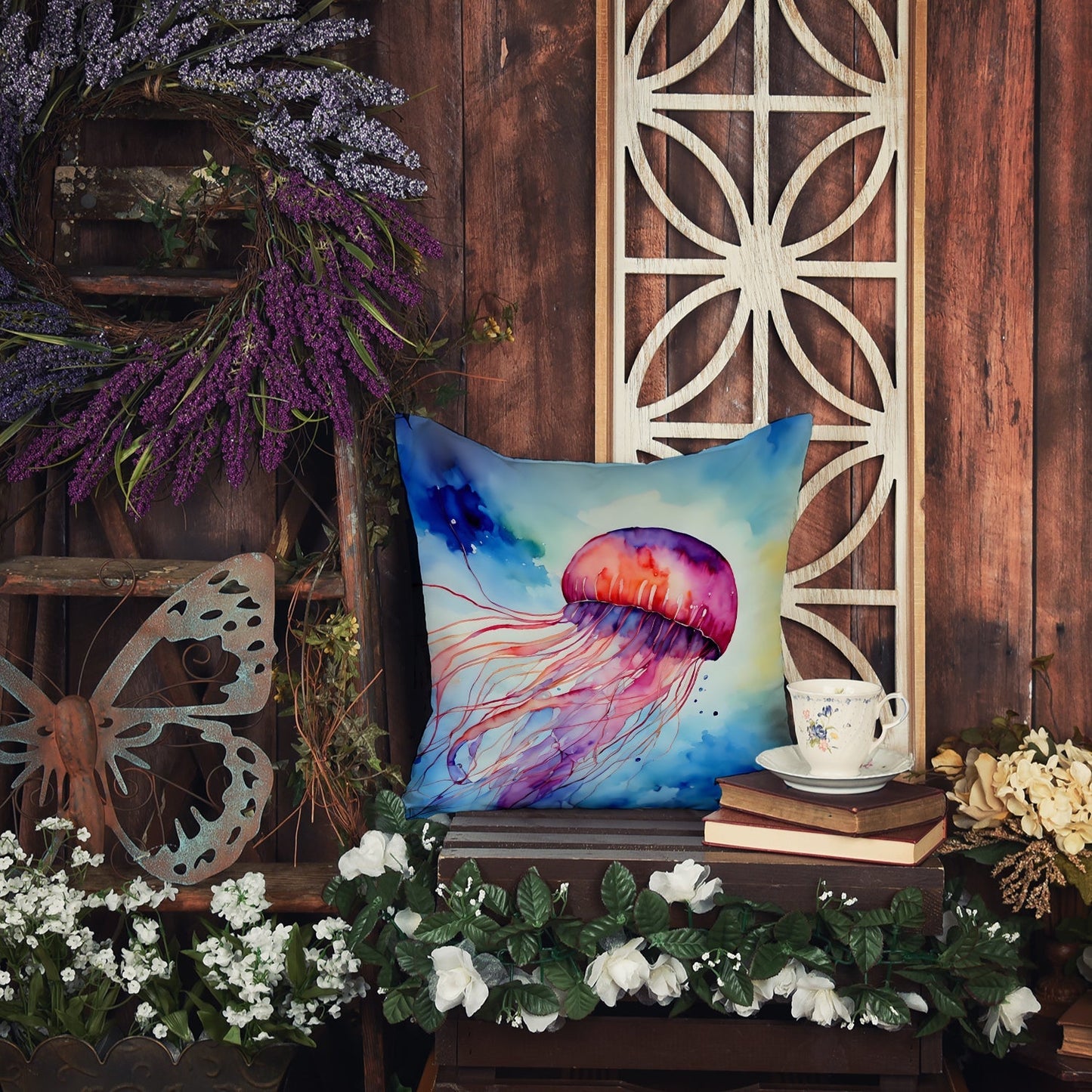 Jellyfish Throw Pillow - One Color / One Size - Home & Garden - Home Textile - Pillows