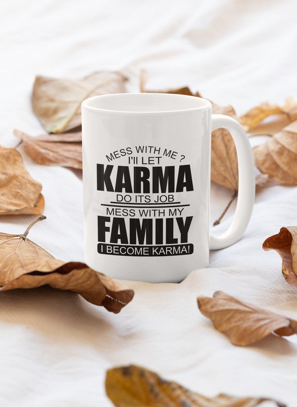 Karma Family Mug - One Color / One Size - Home & Garden - Kitchen Dining & Bar - Coffeeware