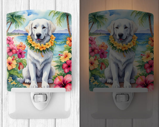 Kuvasz Luau Ceramic Night Light - One Color / One Size - Home & Garden - Home Improvement - Lights & Lighting - Night