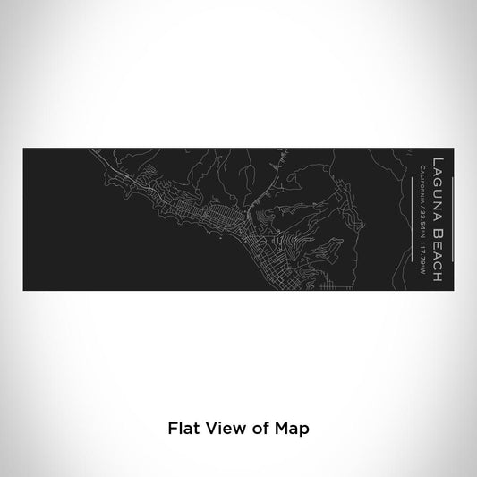 Laguna Beach - California Map Insulated Cup in Matte Black - Drinkware