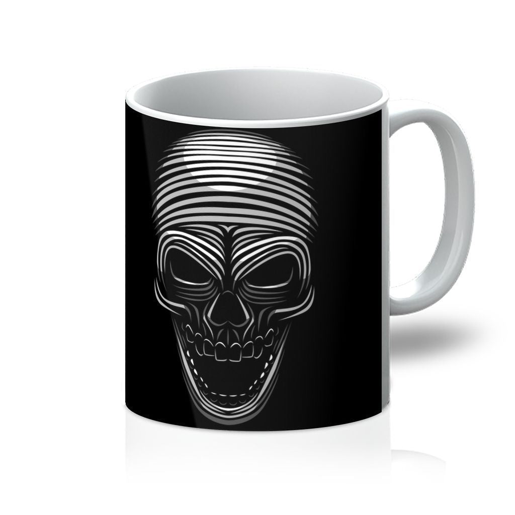 Line Skull Mug - One Color / One Size - Home & Garden - Kitchen Dining & Bar - Coffeeware