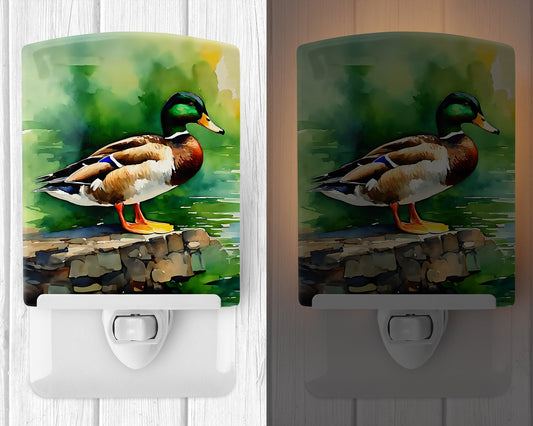 Mallard Ceramic Night Light - One Color / One Size - Home & Garden - Home Improvement - Lights & Lighting - Night Lights