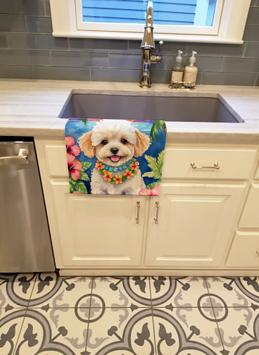 Maltipoo Luau Kitchen Towel - One Color / One Size - Home & Garden - Home Textile - Towels