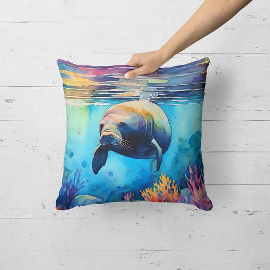 Manatee Throw Pillow - One Color / One Size - Home & Garden - Home Textile - Pillows
