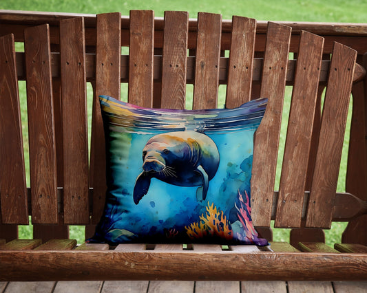 Manatee Throw Pillow - One Color / One Size - Home & Garden - Home Textile - Pillows