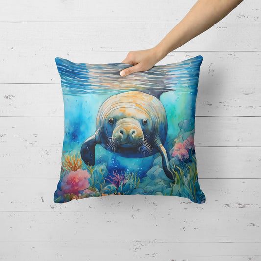 Manatee Throw Pillow - One Color / One Size - Home & Garden - Home Textile - Pillows