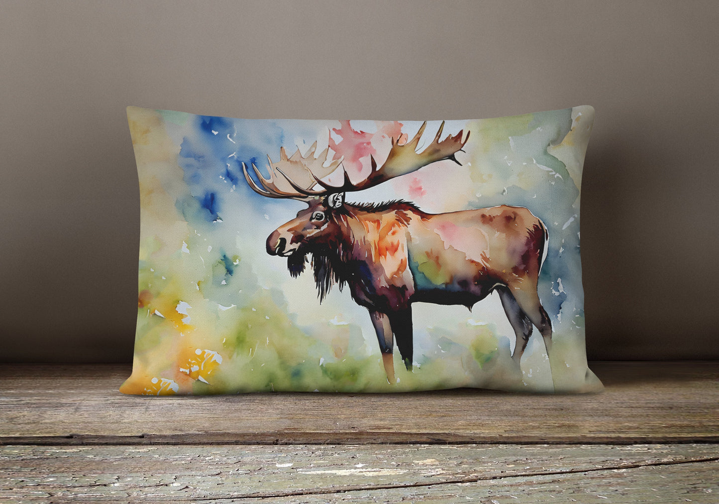 Moose Throw Pillow - One Color / One Size - Home & Garden - Home Textile - Pillows