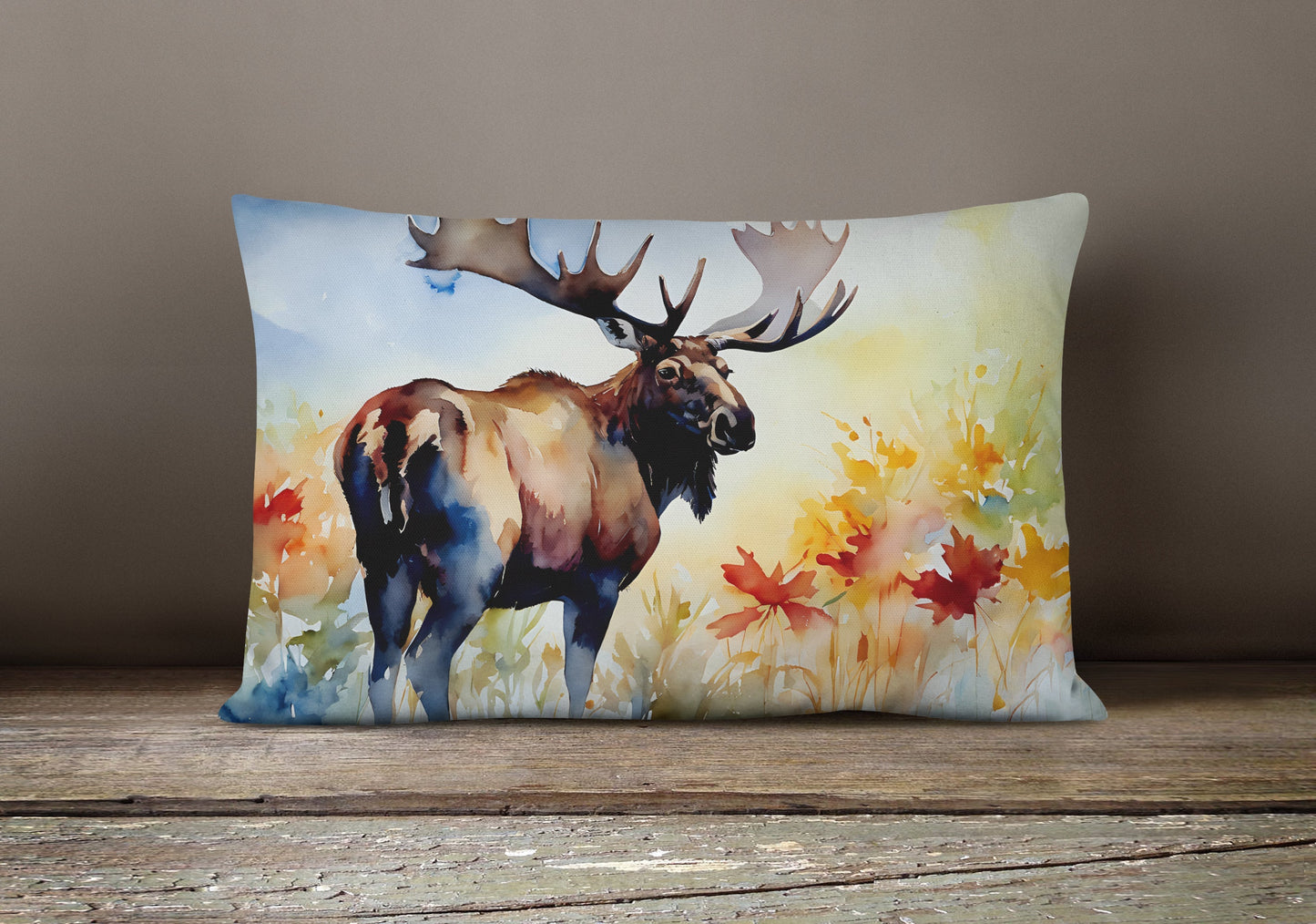Moose Throw Pillow - One Color / One Size - Home & Garden - Home Textile - Pillows
