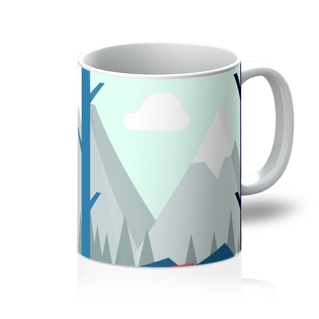 Mountain Tree Mug - One Color / One Size - Home & Garden - Kitchen Dining & Bar - Drinkware
