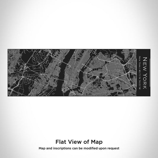 New York - New York Map Insulated Cup in Matte Black - Drinkware