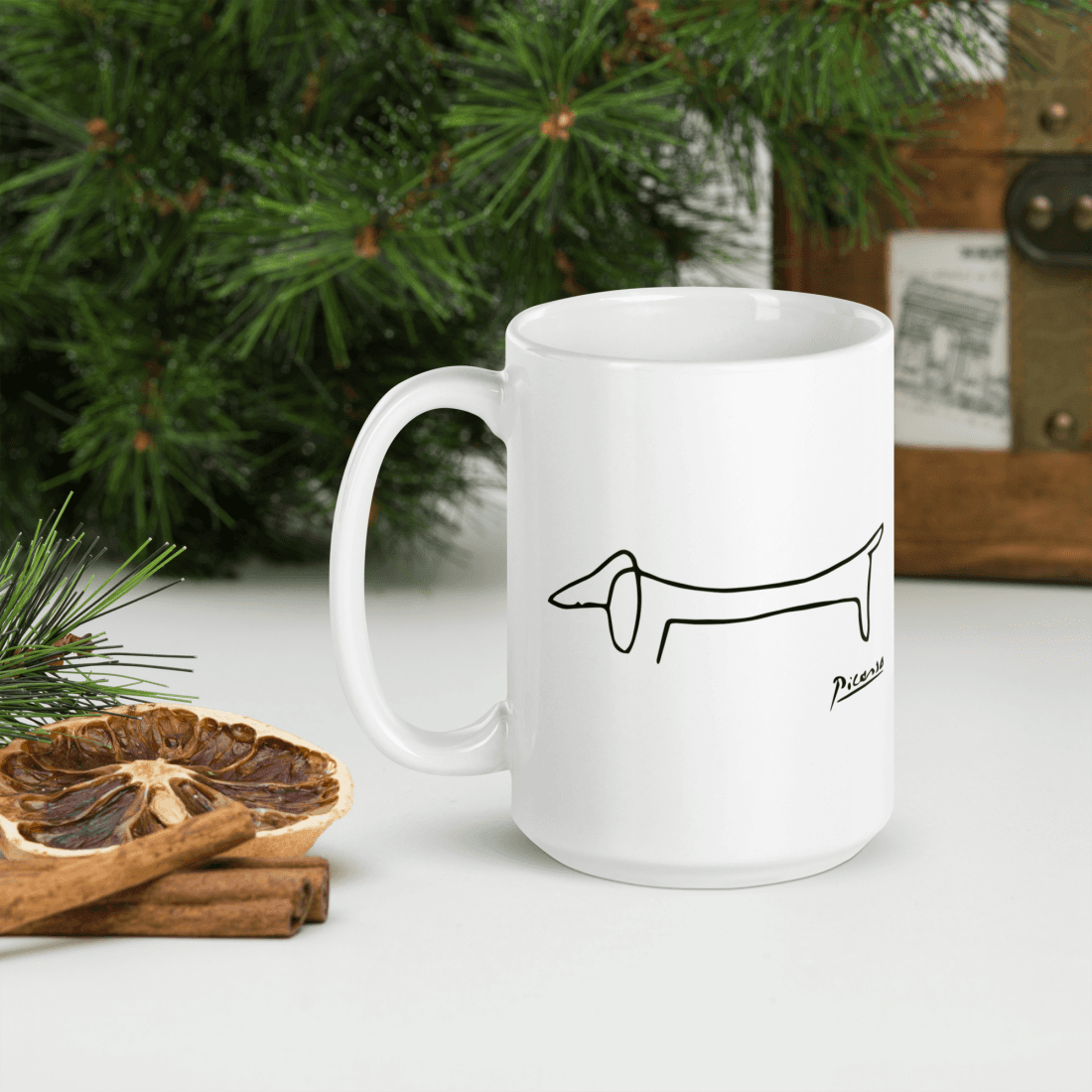 Pablo Picasso Dachshund Dog (Lump) Artwork Mug - Home & Garden - Kitchen Dining & Bar - Coffeeware