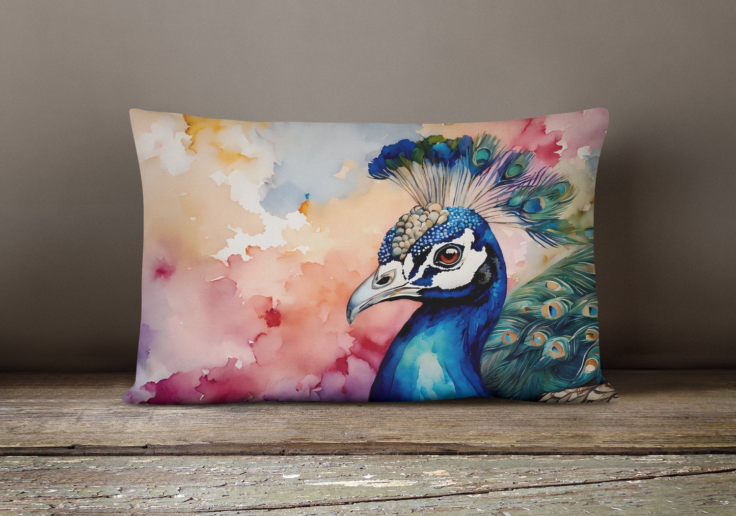 Peacock Throw Pillow - One Color / One Size - Home & Garden - Home Textile - Pillows