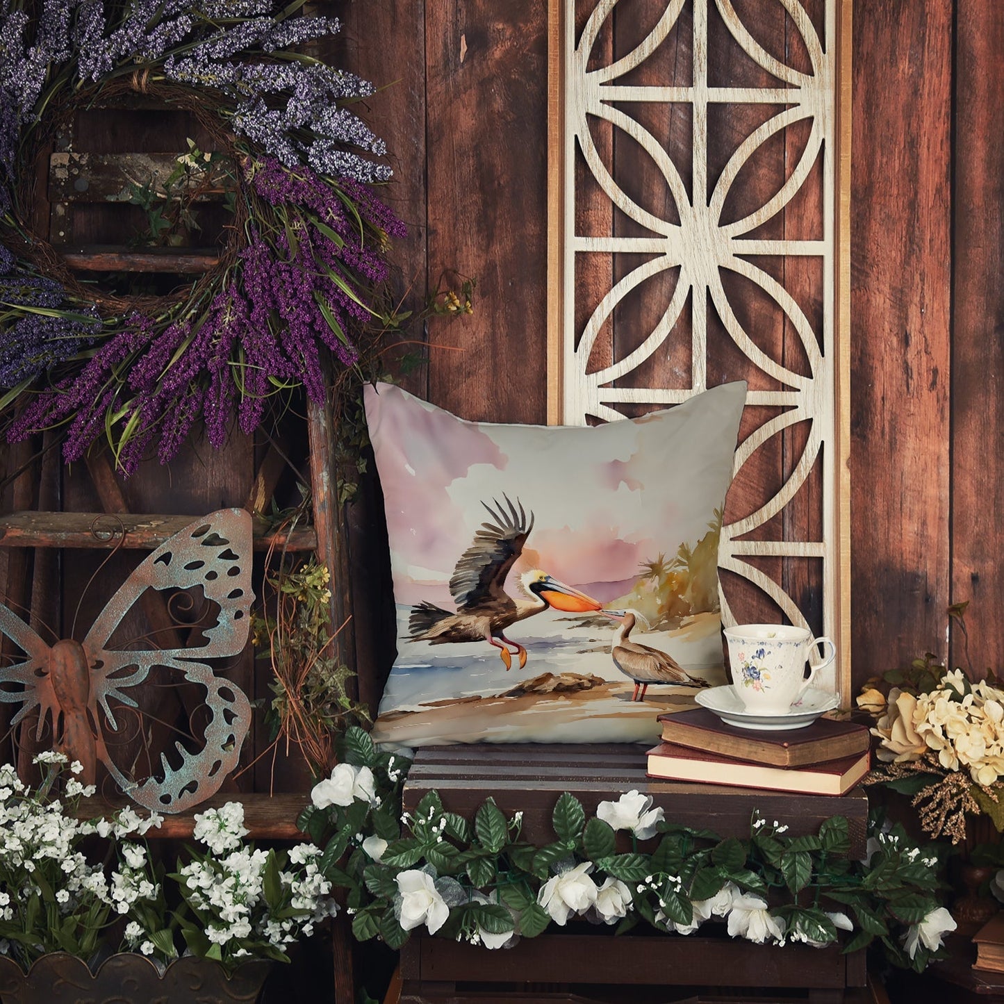 Pelican Throw Pillow - One Color / One Size - Home & Garden - Home Textile - Pillows
