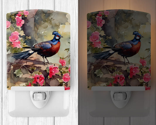 Pheasant Ceramic Night Light - One Color / One Size - Home & Garden - Home Improvement - Lights & Lighting - Night