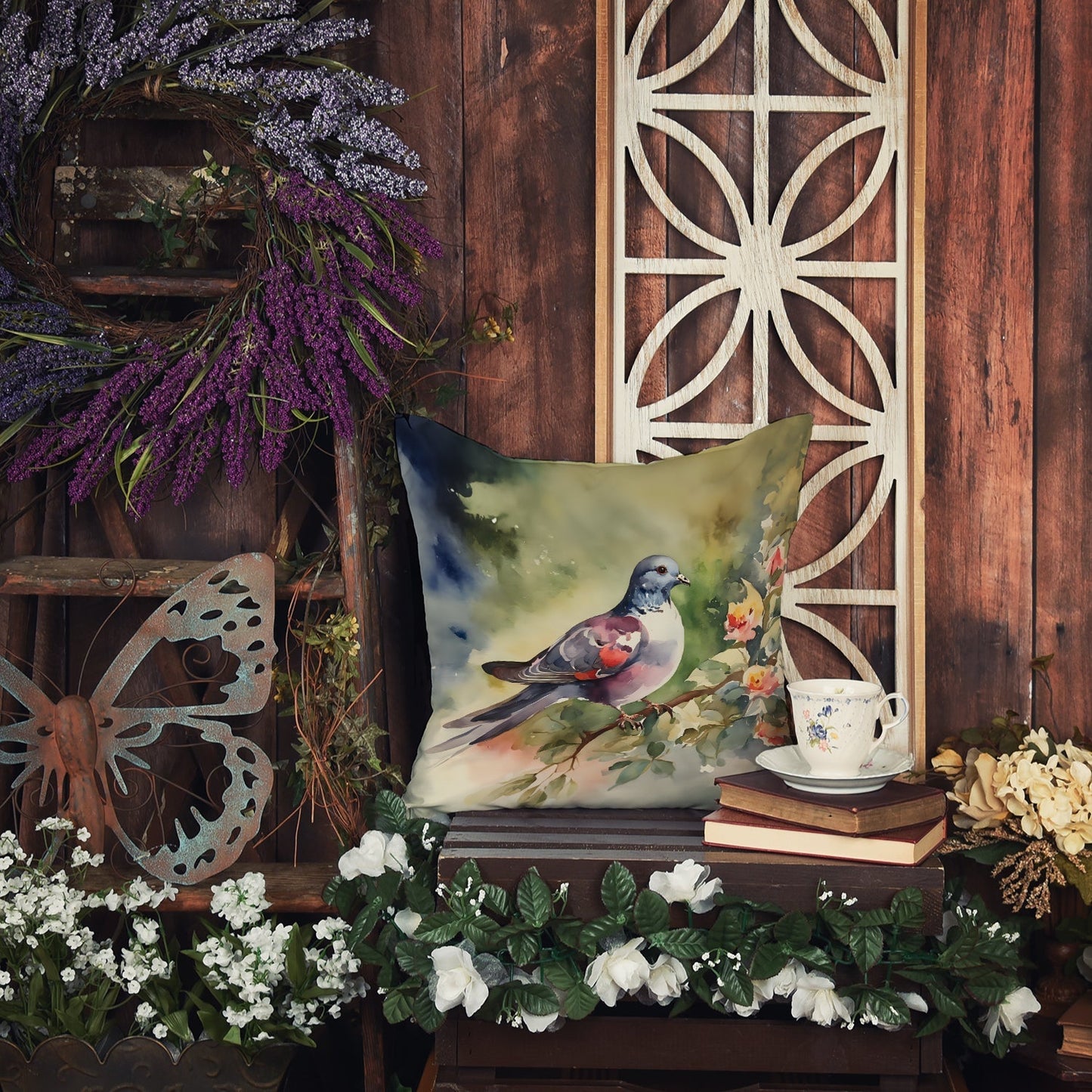 Pigeon Throw Pillow - One Color / One Size - Home & Garden - Home Textile - Pillows