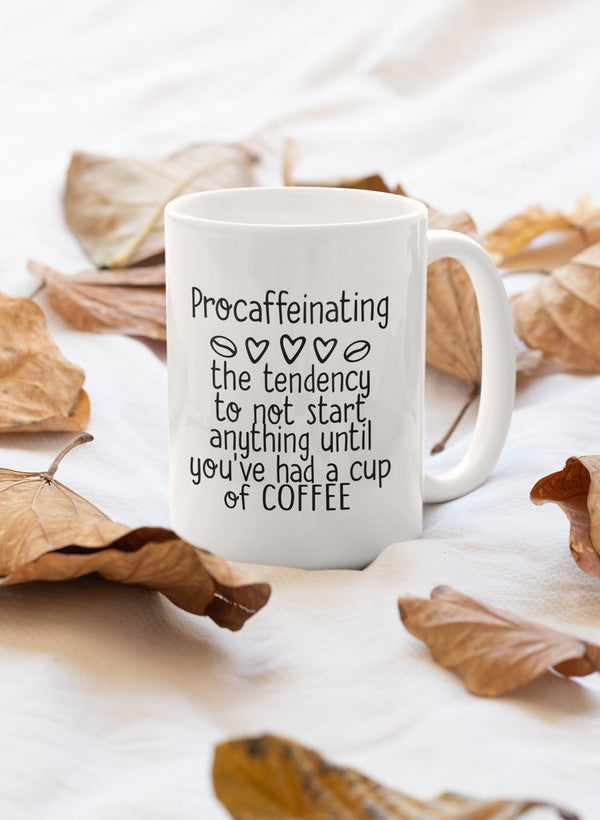 Procaffeinating Mug - One Color / One Size - Home & Garden - Kitchen Dining & Bar - Coffeeware