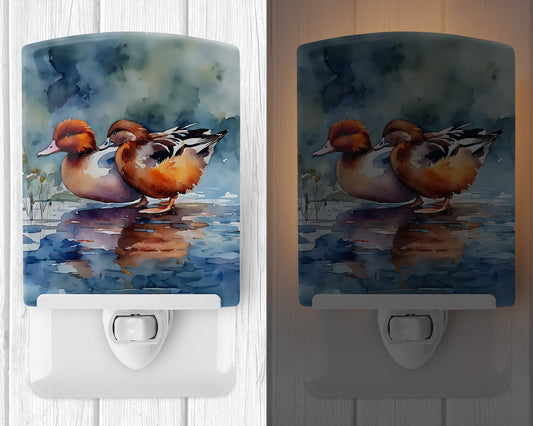 Redhead Duck Ceramic Night Light - One Color / One Size - Home & Garden - Home Improvement - Lights & Lighting - Night