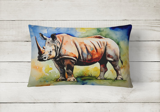 Rhinoceros Throw Pillow - One Color / One Size - Home & Garden - Home Textile - Pillows