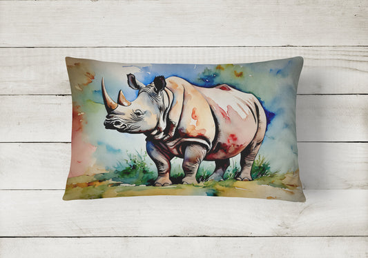 Rhinoceros Throw Pillow - One Color / One Size - Home & Garden - Home Textile - Pillows