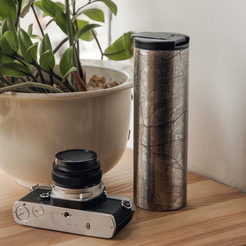 Rocky Mountain National Park - Colorado Map Tumbler - Drinkware