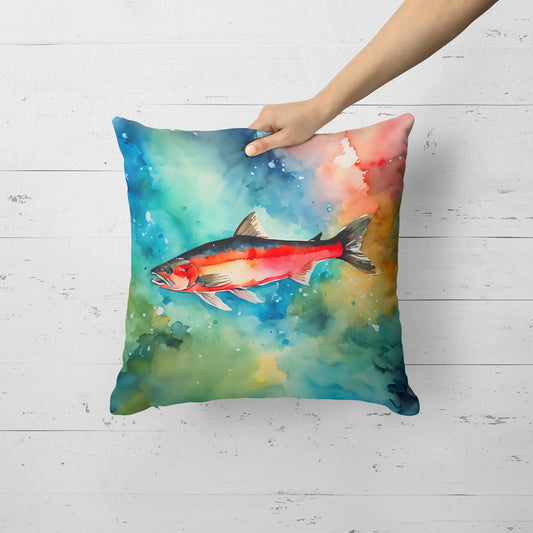 Salmon Throw Pillow - One Color / One Size - Home & Garden - Home Textile - Pillows