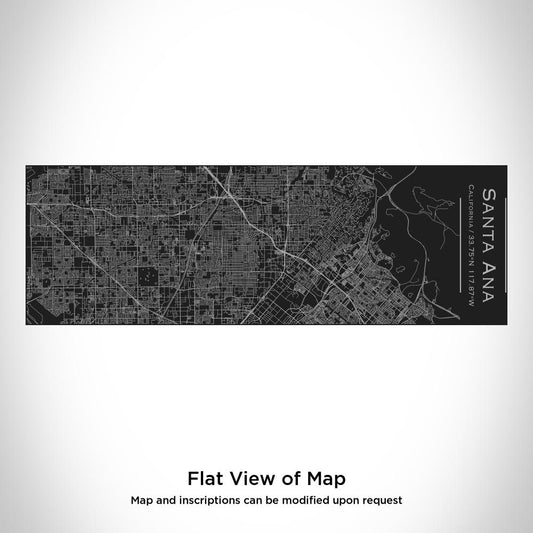Santa Ana - California Map Insulated Cup in Matte Black - Drinkware