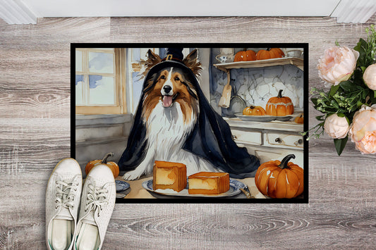 Sheltie Fall Kitchen Pumpkins Doormat - One Color / One Size - Home & Garden - Home Textile - Carpets & Rugs