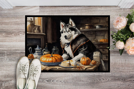 Siberian Husky Fall Kitchen Pumpkins Doormat - One Color / One Size - Home & Garden - Home Textile - Carpets & Rugs