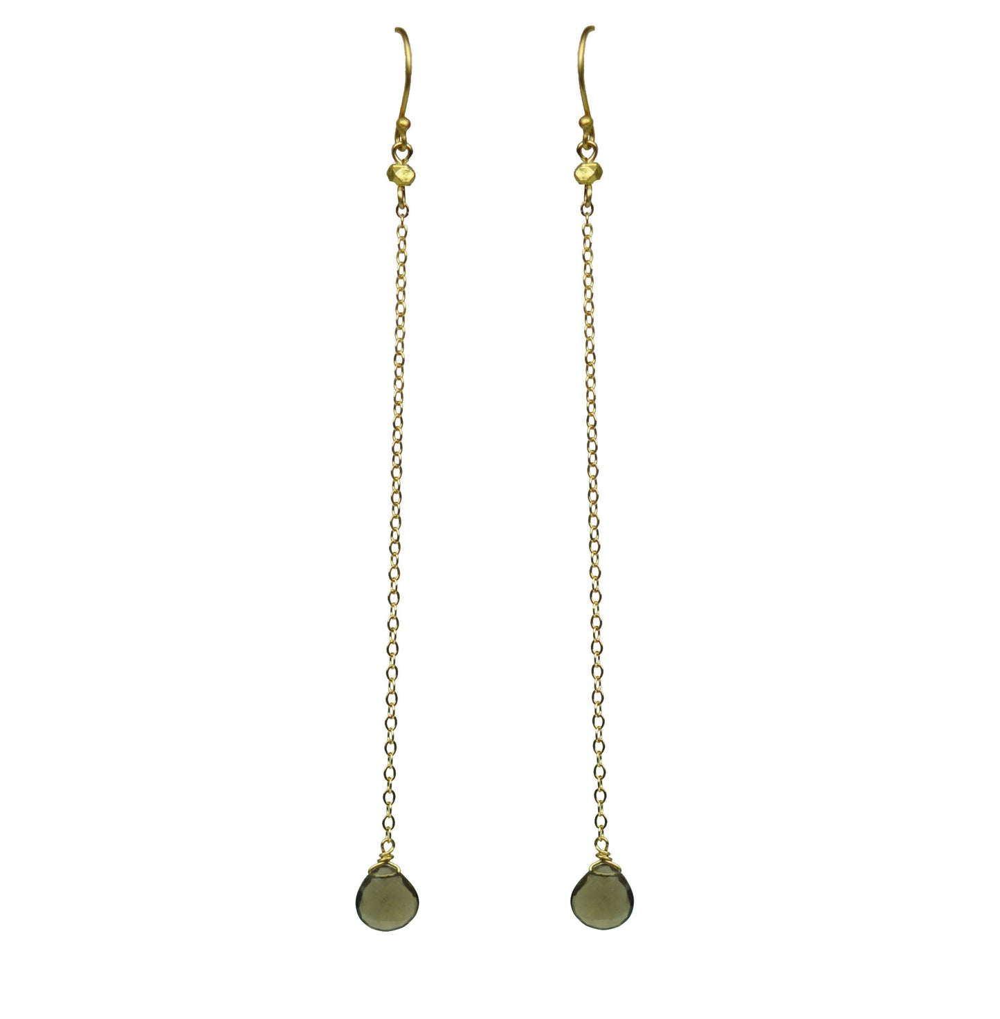 Smoky Topaz Duster Earrings - One Color / One Size - Jewelry & Accessories - Earrings