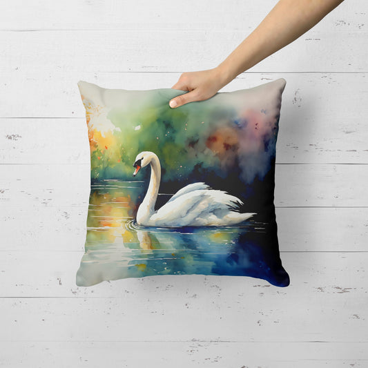 Swan Throw Pillow - One Color / One Size - Home & Garden - Home Textile - Pillows