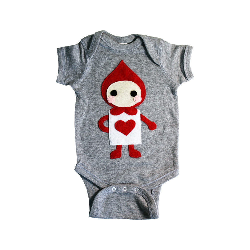 The Trumps - Heart - Alice’s Adventure in Wonderland - Infant Bodysuit - Kids & Babies - Mother & Kids - Boys’ Clothing