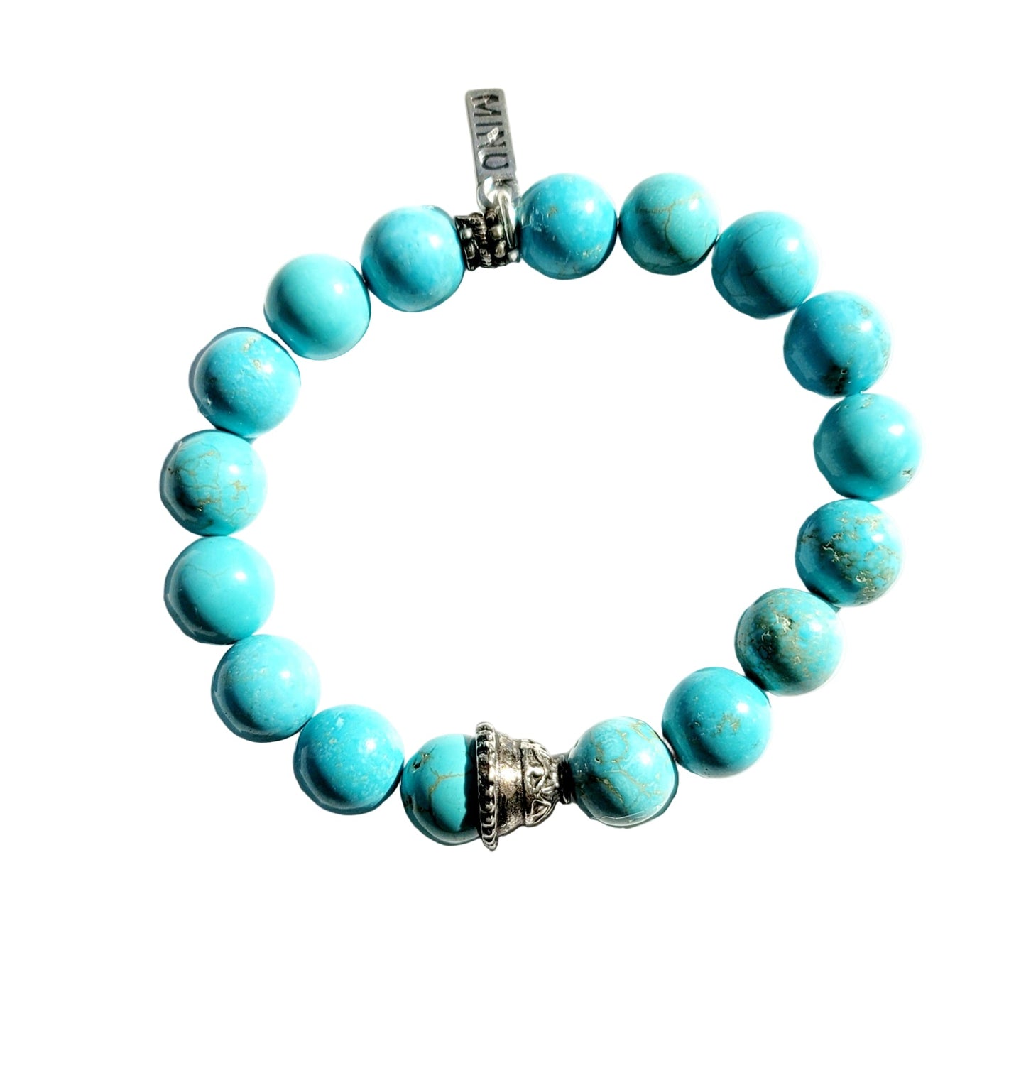Turquoise Silver Bracelet - One Color / One Size - Jewelry & Accessories - Bracelets & Bangles - Strand Bracelets