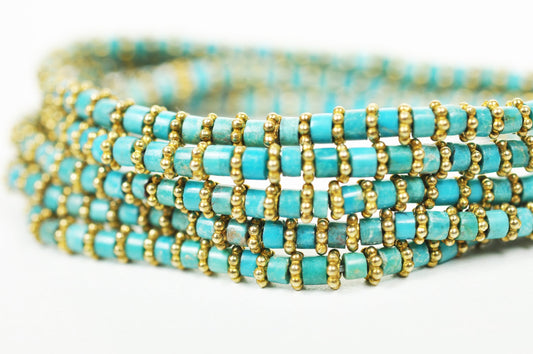 Turquoise Wrap Bracelet - One Color / One Size - Jewelry & Accessories