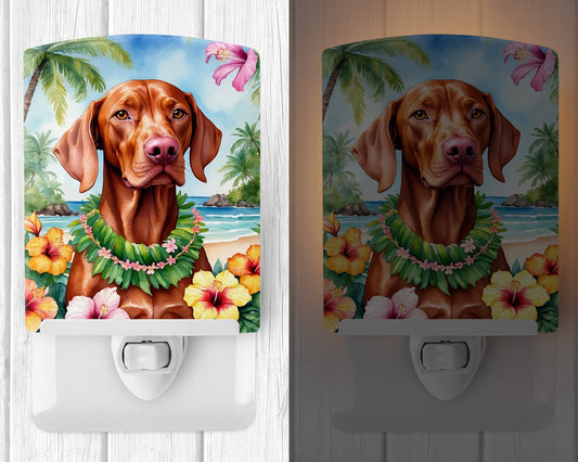 Vizsla Luau Ceramic Night Light - One Color / One Size - Home & Garden - Home Improvement - Lights & Lighting - Night