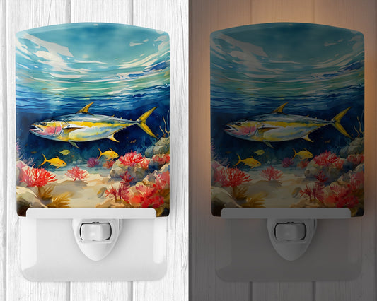 Yellowfin Tuna Ceramic Night Light - One Color / One Size - Home & Garden - Home Improvement - Lights & Lighting