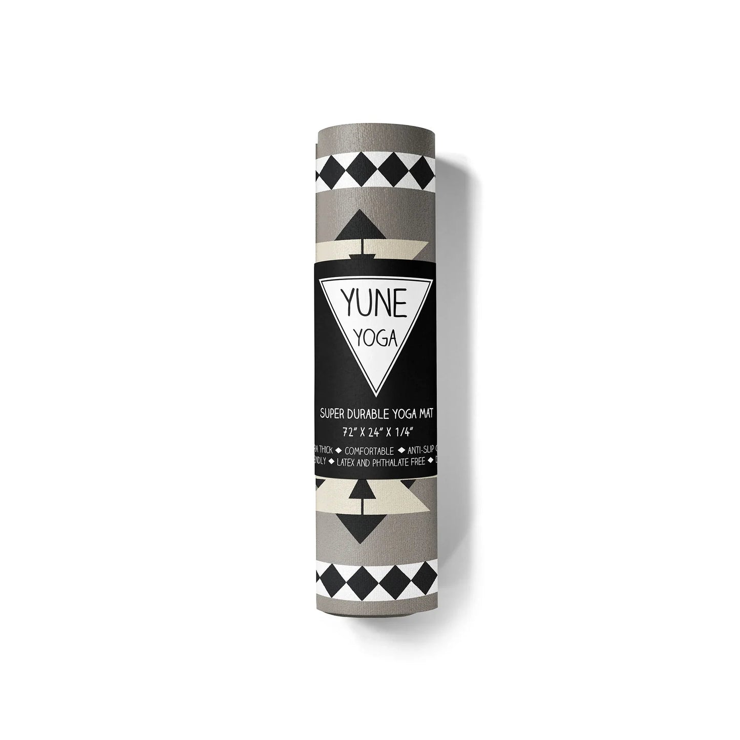 Yoga Mat 6mm Thick Gray Non-Slip Eco Friendly Yune Yoga Scorpion Bay - One Color / One Size - Sports & Entertainment