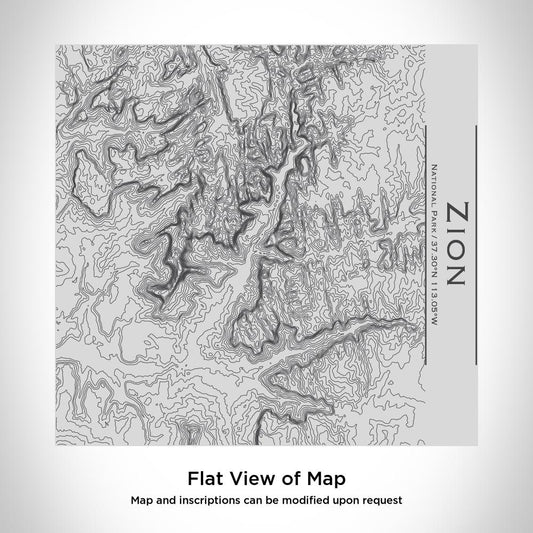 Zion National Park - Utah Map Tumbler - Drinkware