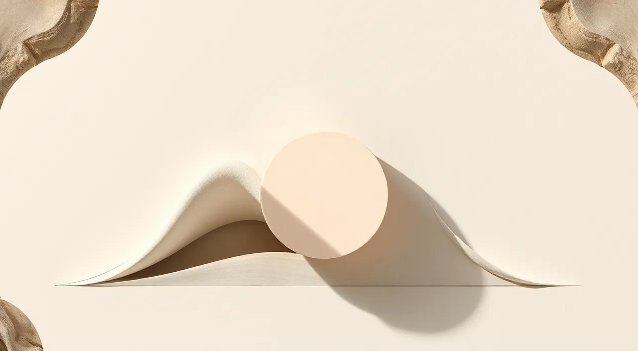 Balanced pattern: one bold focal tone, soft neutrals