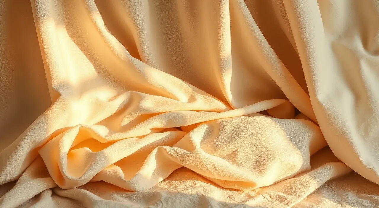 Layered textiles and warm light create seasonal comfort