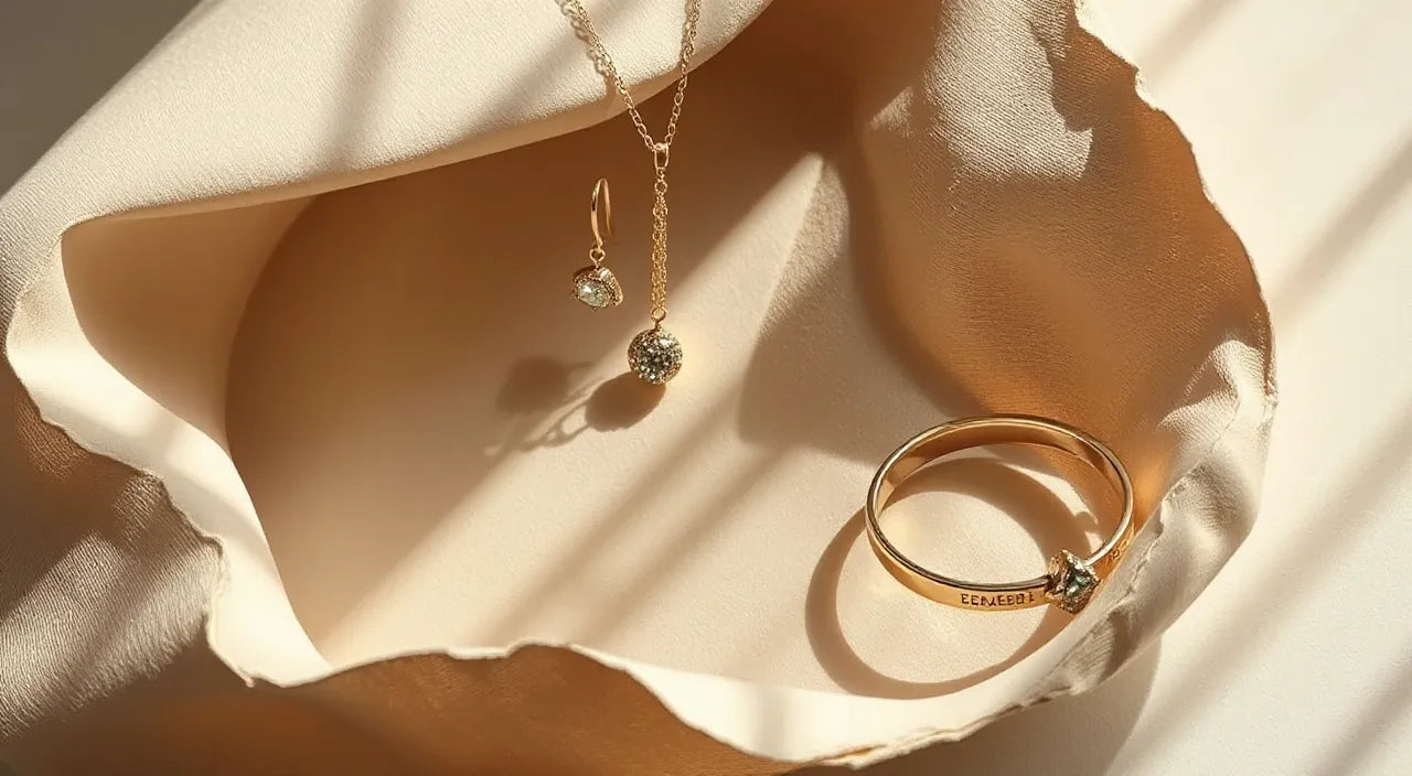Styling plan: necklace, earrings, and bracelet balance