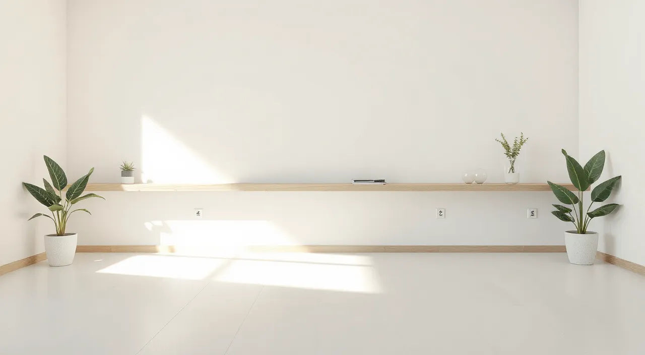 Drawer, shelf, and open floor traffic lines diagram