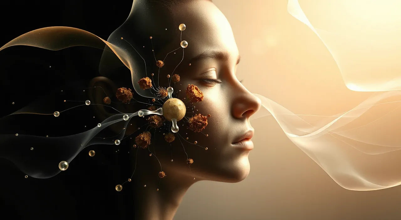 Split-face concept: inflammation, congestion, and healing signals