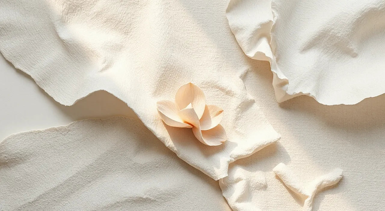 Textured neutrals with one playful focal cluster