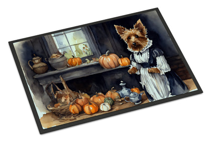 Australian Terrier Fall Kitchen Pumpkins Doormat