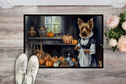 Australian Terrier Fall Kitchen Pumpkins Doormat