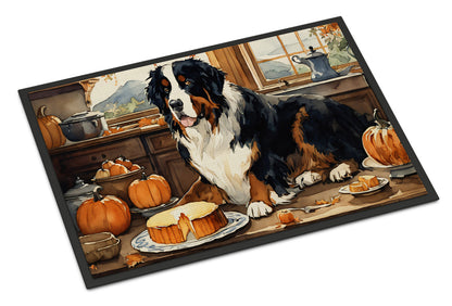 Bernese Mountain Dog Fall Kitchen Pumpkins Doormat