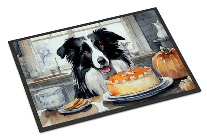 Border Collie Fall Kitchen Pumpkins Doormat