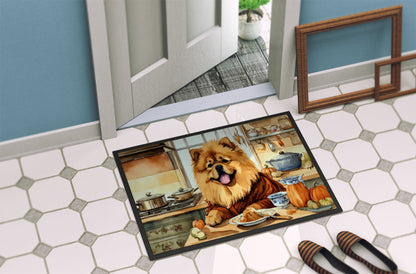 Chow Chow Fall Kitchen Pumpkins Doormat