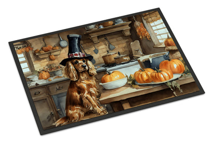 Cocker Spaniel Fall Kitchen Pumpkins Doormat