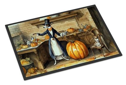 Italian Greyhound Fall Kitchen Pumpkins Doormat